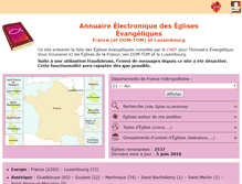 Tablet Screenshot of eglises.org